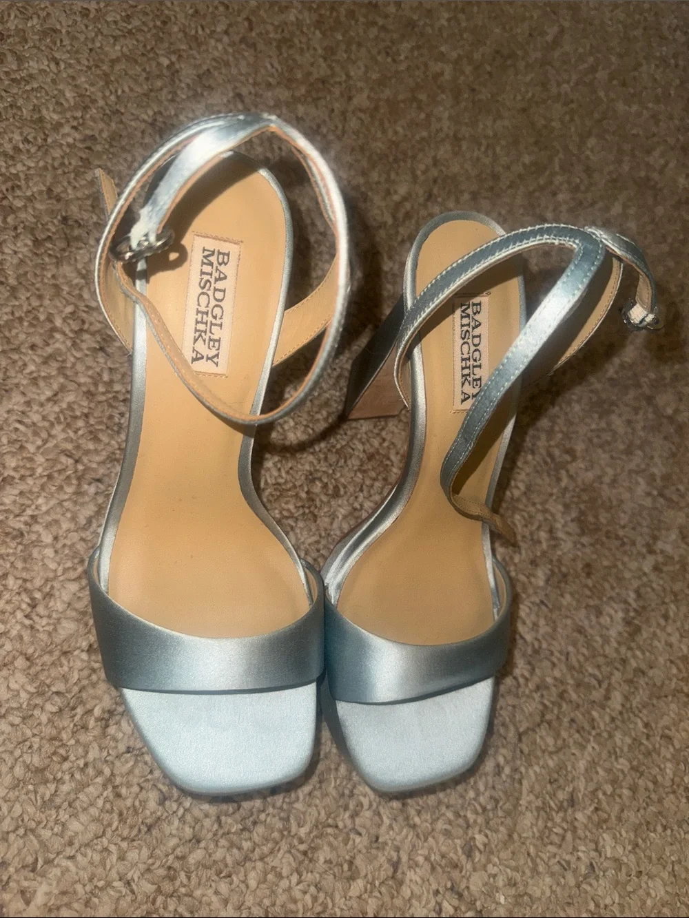 Badgley Mischka Caia Platform Sandal with Heart-Shaped Buckle